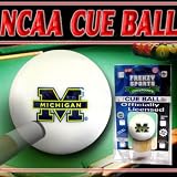 Frenzy Sports Michigan Wolverines Officially Licensed Billiards Cue Ball