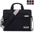 Brinch Unisex Oxford Laptop Sleeve Messenger Shoulder Bag for 15 - 15.6-Inch Laptop / Notebook / MacBook / Ultrabook / Chromebook Computers (Black)