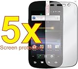5x Samsung Nexus S 4G Google 2 TWO i9020 Premium Clear LCD Screen Protector ....