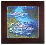 Monet: Irises II Ceramic Wall Decoration