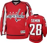Alexander Semin Reebok NHL -Red- Premier Washington Capitals Jersey - Medium