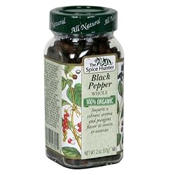 Spice Hunter Whole Black Peppercorns, 2-Ounce Unit (Pack of 4)