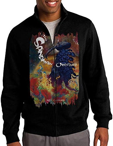 Men The Sandman Overture Cover Zip Up Jacket With Design
