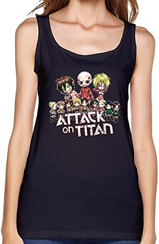 YILAI Women's Attack On Titan Scout Tank Top Black XXL