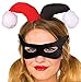 Rubie's Women's DC Comics Harley Quinn Eye Mask and Headpiece