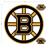 Trademarx Boston Bruins Peel And Stick Wall Logo