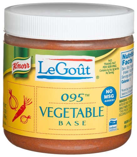 LeGout 095 Vegetable Soup Base, 16-Ounce Plastic Containers (Pack of 4) by Legout