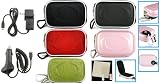 3n1 Combo Hard Shell Carrying Case Kit + Home Travel and 12v Car Charger for Creative Zen X-Fi 16GB and Zen X-Fi 32 GB MP3 Player (MP3 Not Included)