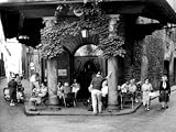 Corner Bar in Between Benci Street and Santa Croce in Florence Photographic Poster Print by Vincenzo Balocchi, 24x18
