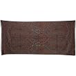 Jamawar Bedspread Pure Wool Asian Jacquard Pattern India 55 inches x 106 inches (wbscov074)