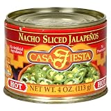 Review Casa Fiesta  / Casa Fiesta Nacho-Sliced Jalapenos, 4-Ounce Cans (Pack of 24)