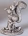 Squirrel Nutkin Pewter Figure / Figurine