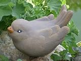 Eigenschaften Tiefes Kunsthandwerk GbR  / Steinfigur Tierfigur Amsel Vogel klein hellbraun