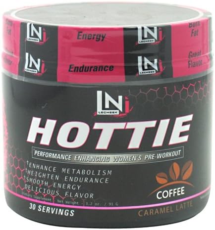 Lecheek Nutrition Hottie Pre-Workout Coffee Caramel Latte 3.2 oz. / 91 g
