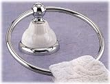 Franciscan Collection Towel Ring - Polished Chrome