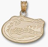 Florida Gators Gator Head 1/2 Lapel Pin - 10KT Gold Jewelry