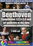 Beethoven Symphonies 1,2,3,4,5,6 and Classical Art galleries MosaicDVD 2008, 2DVDs set