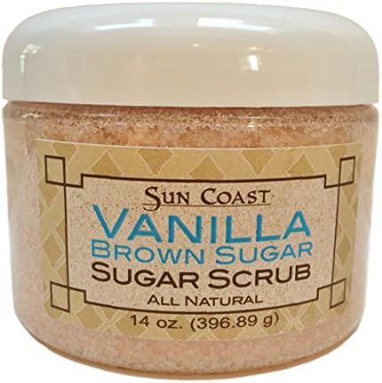 Sun Coast Natural Sugar Scrub, Vanilla Brown Sugar