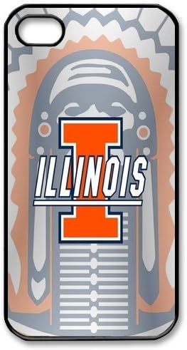 Teentopvogue University of Illinois College Back Case Cover Ncaa Illinois Fighting Illini for Iphone 5 5s