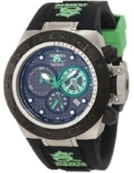 Invicta Womens 10157 Subaqua Noma IV Chronograph Black Dial Black and Green Silicone Watch