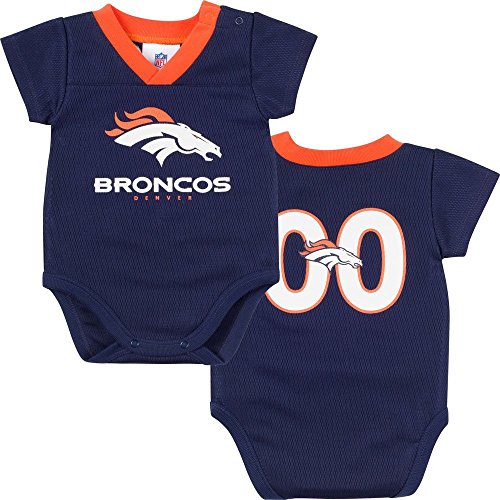 Denver Broncos Baby / Infant 1 Piece Dazzle Bodysuit