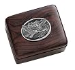 Kansas Jayhawks Small Ironwood Box (4"x4"x2") - NCAA College Athletics