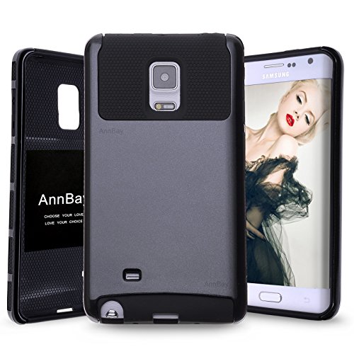 Note Edge Case,Samsung Note Case-AnnBay(TM) for Samsung Galaxy Note Edge 2in1 Series Champagne Hard Cover Case White Rubber Gel Soft Silicone TPU Case(Black) Note Edge Case,Samsung Note Case-AnnBay(TM) for Samsung Galaxy Note Edge 2in1 Series Champagne Hard Cover Case White Rubber Gel Soft Silicone TPU Case(Black)