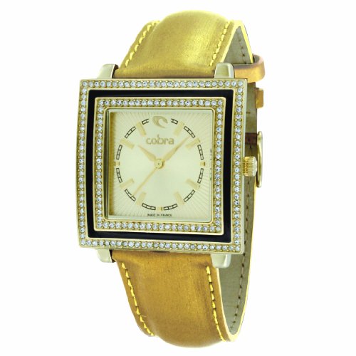 Cobra Damen-Armbanduhr Analog Leder braun CO187SG5L3 Preisvergleich