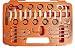 Astro Pneumatic 7807 18-Piece Radio Removal Tool Set