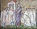Art Poster Print - Doubting of Saint Thomas - Artist: Mosaic - Poster Size: 10.5 X 8.25 inches