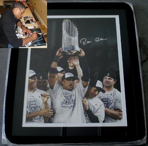 Robinson Cano Hand Signed Custom Framed New York Yankees 16 x 20 Photo - Framed MLB Photos, Plaques, and Collages