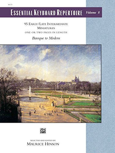 Essential Keyboard Repertoire, Volume 8: 95 Early to Late Intermediate Piano Miniatures - Baroque to Modern (Alfred Masterwork Edition: Essential Keyboard Repertoire)