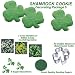 St. Patricks Day Cakes Cookies - Shamrocks Do-It-Yourself Cookies Pkg. 5 - 12 Total Pieces