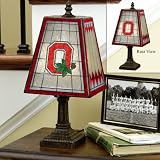 14 NCAA Ohio State Buckeyes Stained Glass Table Lamp