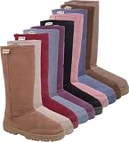 Bearpaw Womens Suede & Shearling 12" Boot - Style 405 Dream