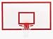 42 x 72 Rectangular Fiberglass Basketball Backboard with Markings