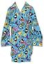Frankie & Johnny Love, Peace & Happiness Flannel Sleepshirt - Small/Medium