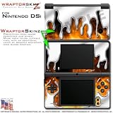Nintendo DSi Skin Chrome Drip On Fire WraptorSkinz Skins (DSi NOT INCLUDED) ....