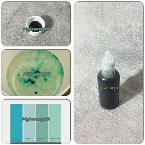 2 Ounces Green Aqua Teal Concentrated Liquid Candle Dye Colorant for Soy Wax &amp; Gel Candle Making Coloring Color