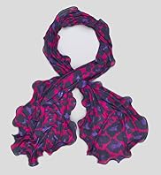 Per Una Abstract Print Lightweight Scarf