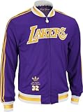 NBA Men's Los Angeles Lakers Magic Johnson Originals Legendary Retired Player Jacket (Purple, XX-Large)
