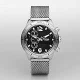 Fossil Men's CH2603 Decker Chronograph Mesh Bracelet Black Dial Watch
