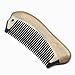 EQLEF Beard Comb Horn Comb Medium Tooth Handmade Buffalo Horn and Sandal Wood Comb Hair Comb, Pocket comb