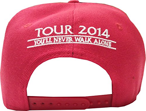 Liverpool F.C. Official 2014 Tour Snapback Hat Cap-Red