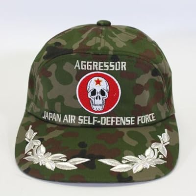 航空自衛隊アポロキャップ 飛行教導隊アグレッサー ドクロ 迷彩