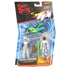 Speed Racer Hot Wheels Rockin ' Rocketbike 2-Pack Speed Racer and Taejo Togokhan by Speed Racer