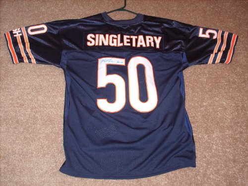 Mike Ditka Autographed NFL Replica Orange Chicago Bears Jersey