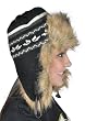 Alkii Trooper Helmet mens/womens Faux Fur lined snowboarding winter snow hats - 2 colors