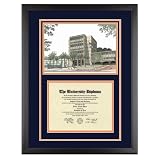 California State University Fullerton Diploma Frame with CSUF CSU Art Print
