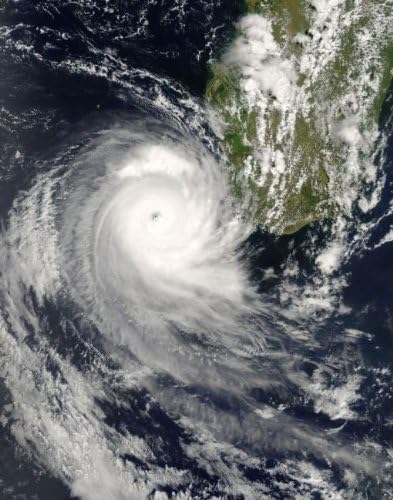 Tropical Cyclone Favio off Madagascar. By: Stocktrek Images 16 x 20 Art Print